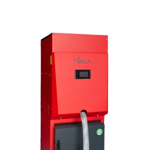 Centrala pe peleti Tekla Bio Compact 18 kW cu inaltator