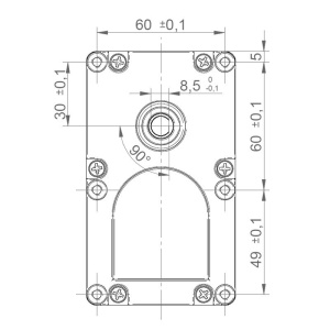 Motor reductor IPC GMF235D901, 3,5 RPM, 21 W - Img 4