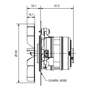 Ventilator exhaustare ECM FIME compatibil cu Extraflame, hermos, Palazzetti, Edilkamin, Ravelli, Jolly Mec, Karmek One - Img 3