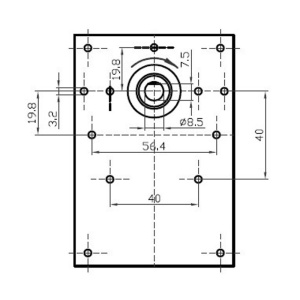 Motor reductor Kenta K9175160, 2,5 RPM, 30 W compatibil LAFAT, Puros - Img 2