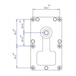 Motoreductor arzator MELLOR FB 1268, 1,5 RPM,1 9W - Img 3