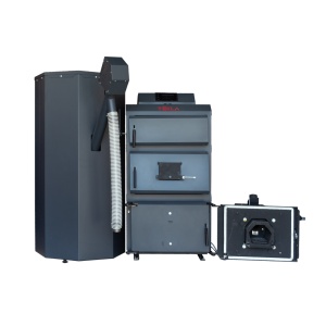 Centrala mixta pe peleti si lemne TEKLA Ekotek Duo 22 kW - Img 3