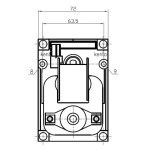 Motor reductor Kenta K9175160, 2,5 RPM, 30 W compatibil LAFAT, Puros - Img 3