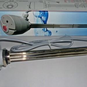 Rezistenta electrica 6000W, pentru boiler și  puffer, trifazic cu termostat , filet 6/4