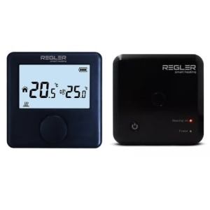Termostat de camera fara fir RG-310B-RF neprogramabil, negru