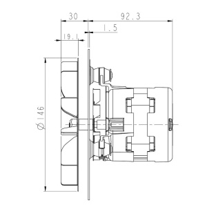Ventilator exhaustare NATALINI seria PL20 compatibil cu Kepo, Edilkamin, Cadel, Ravelli, Moretti Design - Img 3