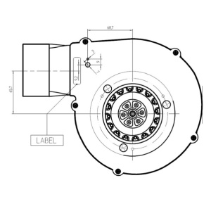 Ventilator exhaustare VFC2-150/S FERGAS 260916 compatibil cu - Img 2