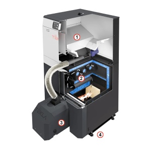 Centrala pe peleti TEKLA BIO COMPACT FII 23 kW - Img 3