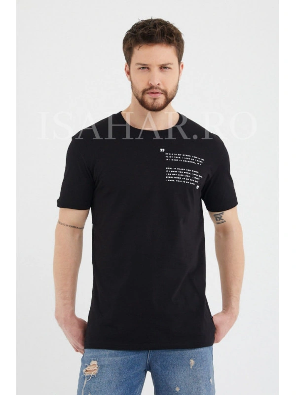 Tricou barbati , model BREEZY premium, croiala slim, ISAHAR