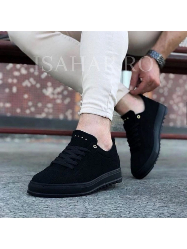 Pantofi sport barbati, negri, Armyx, model nou, casual, ISAHAR