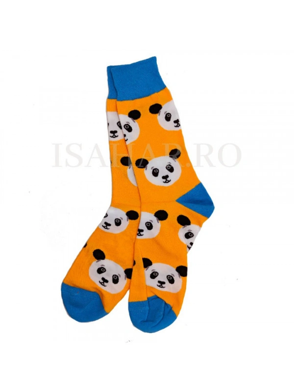 Sosete barbati, model panda din bumbac, ISAHAR
