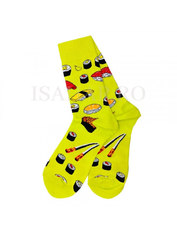 Sosete din bumbac premium, model sushi , calitate superioara, ISAHAR