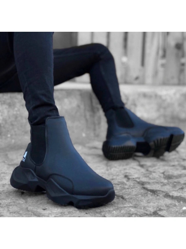 Ghete barbati, negre, talpa speciala, usoare, model acasual, ISAHAR