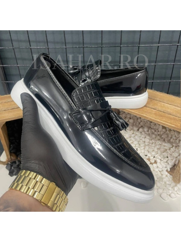 Mocasini barbati, pentru o tinuta casual dar si eleganta, talpa usoara, ISAHAR