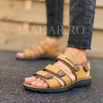 Sandale sport barbati, pentru drumetie, super model casual, ISAHAR - Img 2
