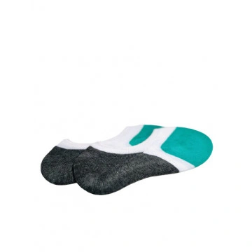 Sosete din bumbac, cu doua culori, calitate superioara,casual, ISAHAR - Img 2