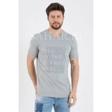 Tricou barbati BREEZY, din bumbac premium, cambrat, ISAHAR - Img 2