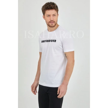 Tricou premium barbati BREEZY din bumbac, model super cool, Isahar - Img 3