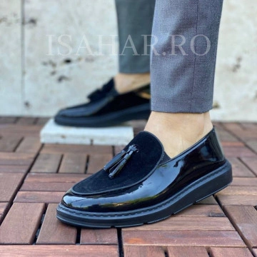 Mocasini barbati, pentru o tinuta casual dar si eleganta, model premium, ISAHAR - Img 2