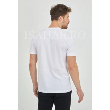 Tricou premium barbati BREEZY din bumbac, model super cool, Isahar - Img 4