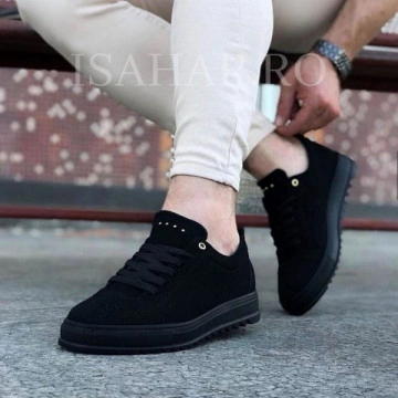 Pantofi sport barbati, negri, Armyx, model nou, casual, ISAHAR