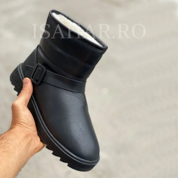 Ghete barbati, imblanite, model premium SKI, calduroase, usoare si elegante, ISAHAR - Img 5