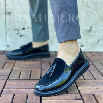Mocasini barbati, pentru o tinuta casual dar si eleganta, model premium, ISAHAR - Img 4