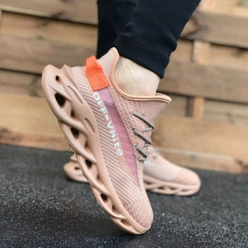 Pantofi sport barbati, nude, pentru alergat, foarte usor, talpa spuma - Img 2