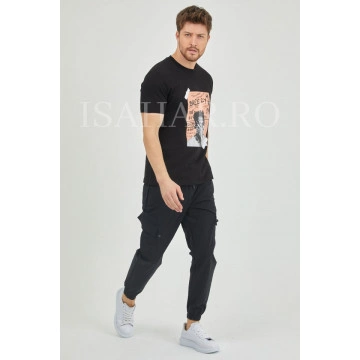 Tricou barbati model BREEZY, casual, din bumbac premium, model super cool, Isahar - Img 6