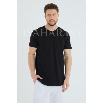 Tricou barbati , negru, material premium, model BREEZY, ISAHAR - Img 3