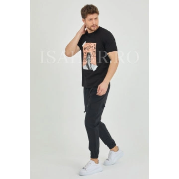 Tricou barbati model BREEZY, casual, din bumbac premium, model super cool, Isahar - Img 8