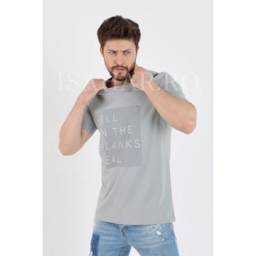 Tricou barbati BREEZY, din bumbac premium, cambrat, ISAHAR