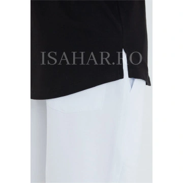 Tricou barbati , negru, material premium, model BREEZY, ISAHAR - Img 6