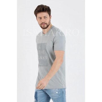 Tricou barbati BREEZY, din bumbac premium, cambrat, ISAHAR - Img 8