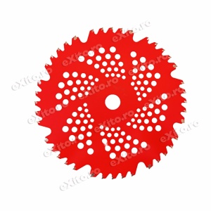 Disc (cutit) motocoasa HARD VIDIA, arbusti 255mm 40dinti - Img 2