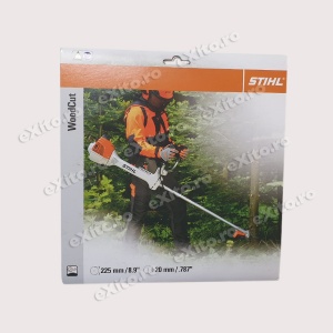 Disc (cutit) motocoasa Stihl, arbusti, 225mm, 24dinti - Img 5