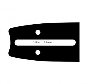 Lama drujba Oregon 14"(35cm) pas 3/8 canal 1.3mm DoubleGuard 041 - Img 3