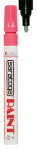 Marker vopsea cu varf MEDIU culoarea roz | Exito.ro