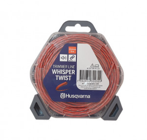 Rola fir trimmy 2.4mm x 12m Whisper Twist Gri Husqvarna - Img 1