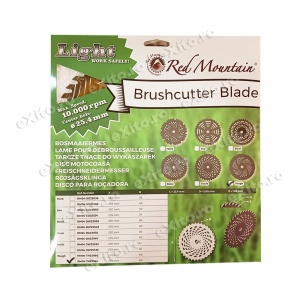Disc (cutit) motocoasa TOUGH VIDIA, arbusti 255mm 60dinti - Img 6