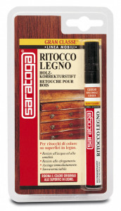 Marker retus lemn culoare MAHON - marker in blister - Img 1