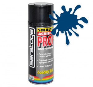 Vopsea spray profesionala email lucios acrilic albastru RAL 5003 400ml | Exito.ro