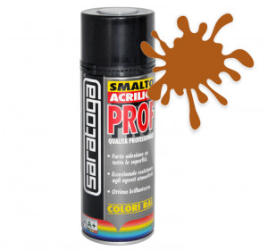 Vopsea spray profesionala email lucios acrilic maro argilos RAL 8003 400ml | Exito.ro