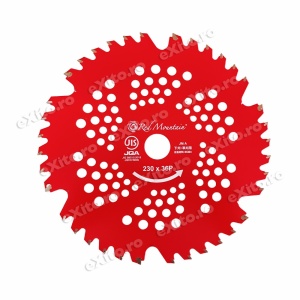 Disc (cutit) motocoasa HARD VIDIA, arbusti 230mm 36 dinti