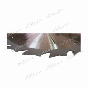 Disc (cutit) motocoasa VIDIA, arbusti 255mm 20 dinti profil curb anti-recul - Img 4