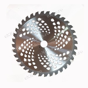 Disc (cutit) motocoasa VIDIA ROTAKT, arbusti 255mm 40dinti - Img 2