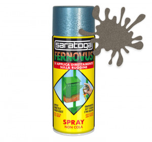 Spray vopsea gel, direct pe rugina, cu mica - culoare gri grafit