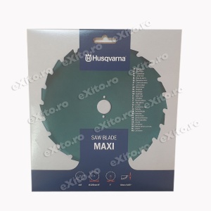 Disc (cutit) motocoasa Husqvarna Maxi, arbusti 225mm 24dinti - Img 4