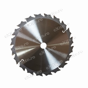 Disc (cutit) motocoasa VIDIA, arbusti 255mm 20 dinti profil curb anti-recul - Img 2