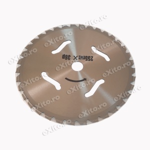 Disc (cutit) motocoasa VIDIA, arbusti 255mm 36dinti - Img 3